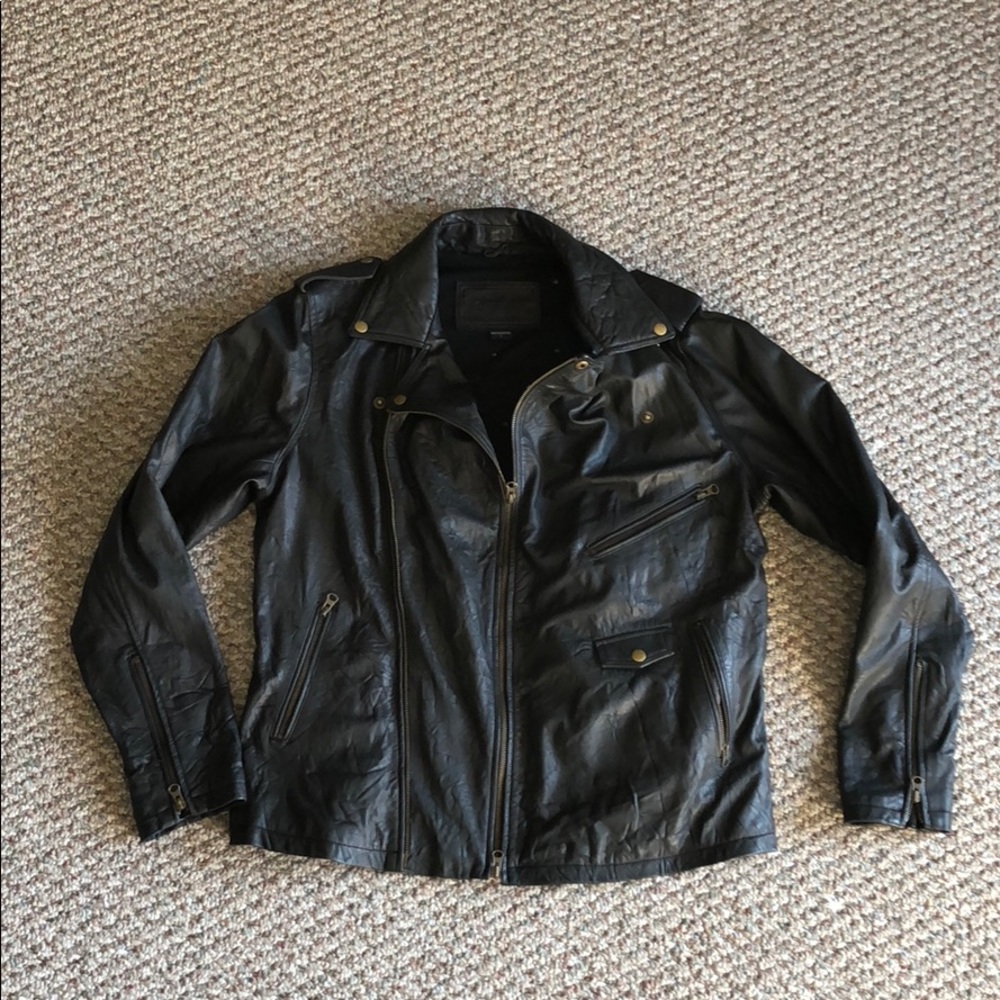 Zanerobe Leather (Genuine) Motor Jacket